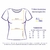 T-shirt Basic Feminina Fisioterapia (P06c)