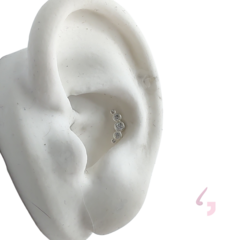 Piercing Cluster Helix Tragus Conch Zirconias Prata 925 - comprar online