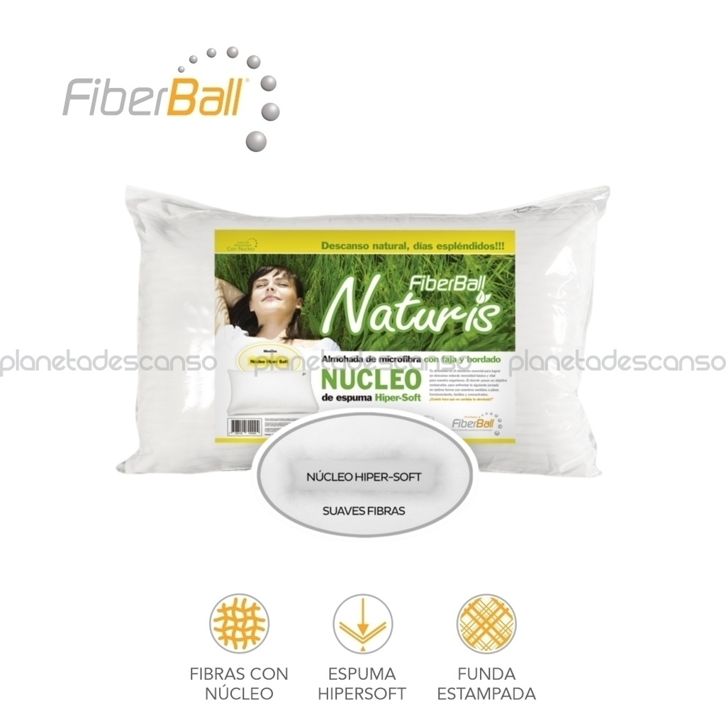 Almohada Fiberball Naturis 70x45