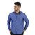 Camisa Masculina Casual Manga Longa Chambray