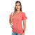 Blusa Feminina Manga Curta com Babado - 9749