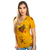 Blusa Feminina Manga Curta Estampada - 9786 na internet