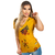 Blusa Feminina Manga Curta Estampada - 9786 - comprar online