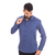 Camisa Masculina Slim Manga Longa Lisa - comprar online