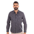 Camisa Masculina Slim Manga Longa Lisa