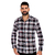 Camisa Masculina Casual Manga Longa Xadrez - 0568