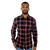 Camisa Masculina Slim Manga Longa Xadrez - comprar online