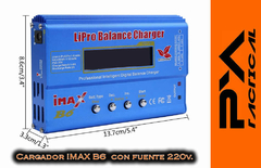 Cargador De Baterias Lipo Imax B6 Balanceador Incluye Fuente a 220v ORIGINAL!!