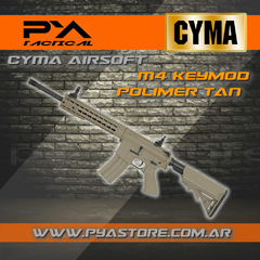 Cyma M4 Keymod Polimero Negra (CM.515)