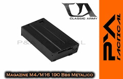 MAGAZINE CARGADOR M16 / M4 CORTOS 190bbs METALICO - tienda online