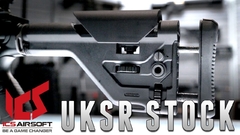 CULATA STOCK ICS UKSR Ajustable DMR Rifle for M4/M16 Series Airsoft AEGs
