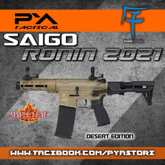 Fusil Marcadora Airsoft Saigo Ronin Tan Metal Polimero - comprar online