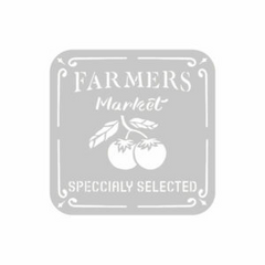 eQ Arte Stencil 15x15 937 Farmers Market