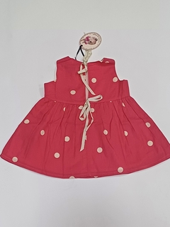 VESTIDO LITTLE AKIABARA LUNARES 6M