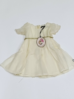 VESTIDO LITTLE AKIABARA CRUDO 6M SECONDMODEVINTAGE