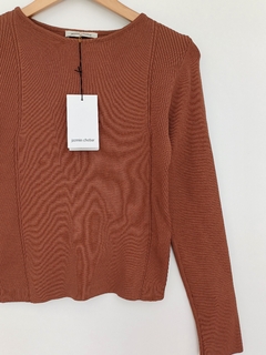 SWEATER MARRON JAZMIN CHEBAR 1 - SECONDMODEVINTAGE