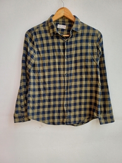 CAMISA ZARA 11/12 CUADROS VERDE