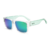 Óculos de sol ono camburi on00022s x4e4 22p translúcido c/ haste verde translúcido e lente verde espelhada