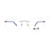 Óculos de grau ono on6018 c1i2 prata c/ haste azul translúcido na internet
