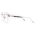 Óculos de grau ono on6001 o1p preto c/ dourado - comprar online