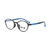 Óculos de grau infantil ono on0023I i4a7 preto c/ detalhe azul