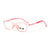 Óculos de grau infantil ono on0022I r4r8 rosa translúcido