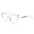 Óculos de grau ono on6001 o1p preto c/ dourado