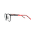 Óculos de grau infantil ono on0019I p2v7 preto c/ detalhe vermelho - comprar online