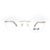 Óculos de grau ono on6018 o7d2 dourado claro fosco c/ haste tortoise na internet