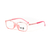 Óculos de grau infantil ono on0021I r4r8 rosa translúcido