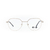 Óculos de grau ono on6013 o6d0 prata c/ haste demi na internet
