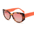 Óculos de sol ono on0014s d2l1 8p tortoise c/ haste laranja na internet