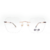 Óculos de grau ono on6020 g7a7 dourado rosê fosco - haste c/ det azul marinho na internet