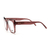 Óculos de grau ono on0012 r4r9 rosa escuro translúcido - comprar online