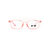 Óculos de grau infantil ono on0021I r4r8 rosa translúcido na internet