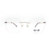 Óculos de grau ono on6020 o2m7 dourado claro - haste c/ det marrom na internet