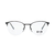Óculos de grau ono on6015 c8p5 grafite escuro c/ haste preta na internet