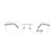 Óculos de grau ono on6017 s7i2 prata fosco c/ haste azul translúcido na internet