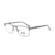Óculos de grau ono on6011 c8d7 grafite escuro c/ haste demi