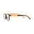 Óculos de grau infantil ono on0022I p7l7 preto com detalhe laranja - comprar online
