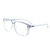 Óculos de grau ono guarapa on0010 c9p cinza claro translúcido