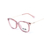Óculos de grau ono 19177 345 rosa translúcido