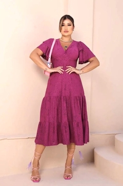 Vestido de malha de laise Dandara - loja online
