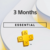 PS PLUS ESSENTIAL CUENTA 3 MESES