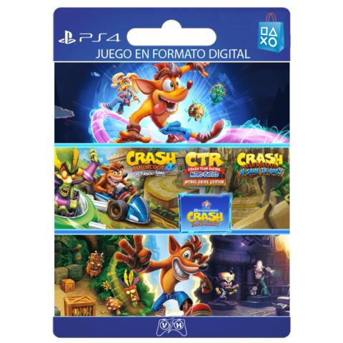 Crash Lote Triple - PS4 Digital