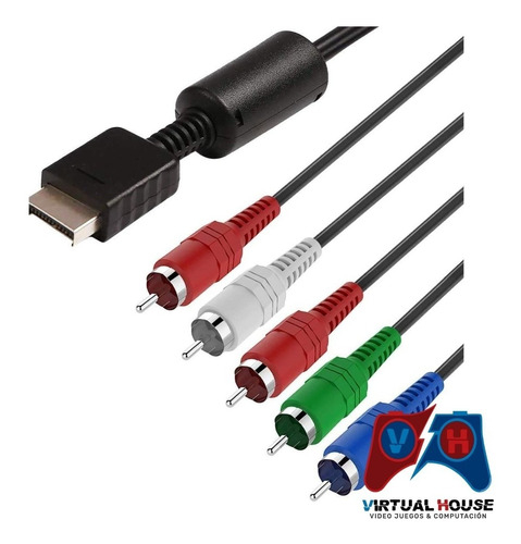 Cable Video Componente Ps2 Ps3 Playstation
