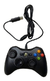 Joystick China Genérica Compatible Con Xbox 360-pc Con Cable Negro - comprar online