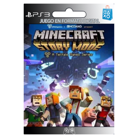 Minecraft Story Mode - 5 Episodios- PS3 Digital