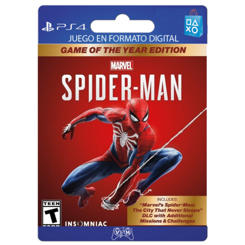 Marvel's Spiderman: GOTY Edition- PS4 Digital - PS4 Digital