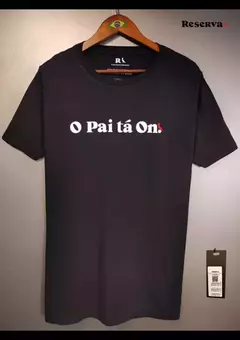 Camiseta RSV. - Preta "O pai ta on" BZ